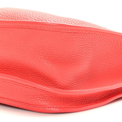 Hermes Taurillon Clemence Evelyne III GM Rose Jaipur 9 of 10