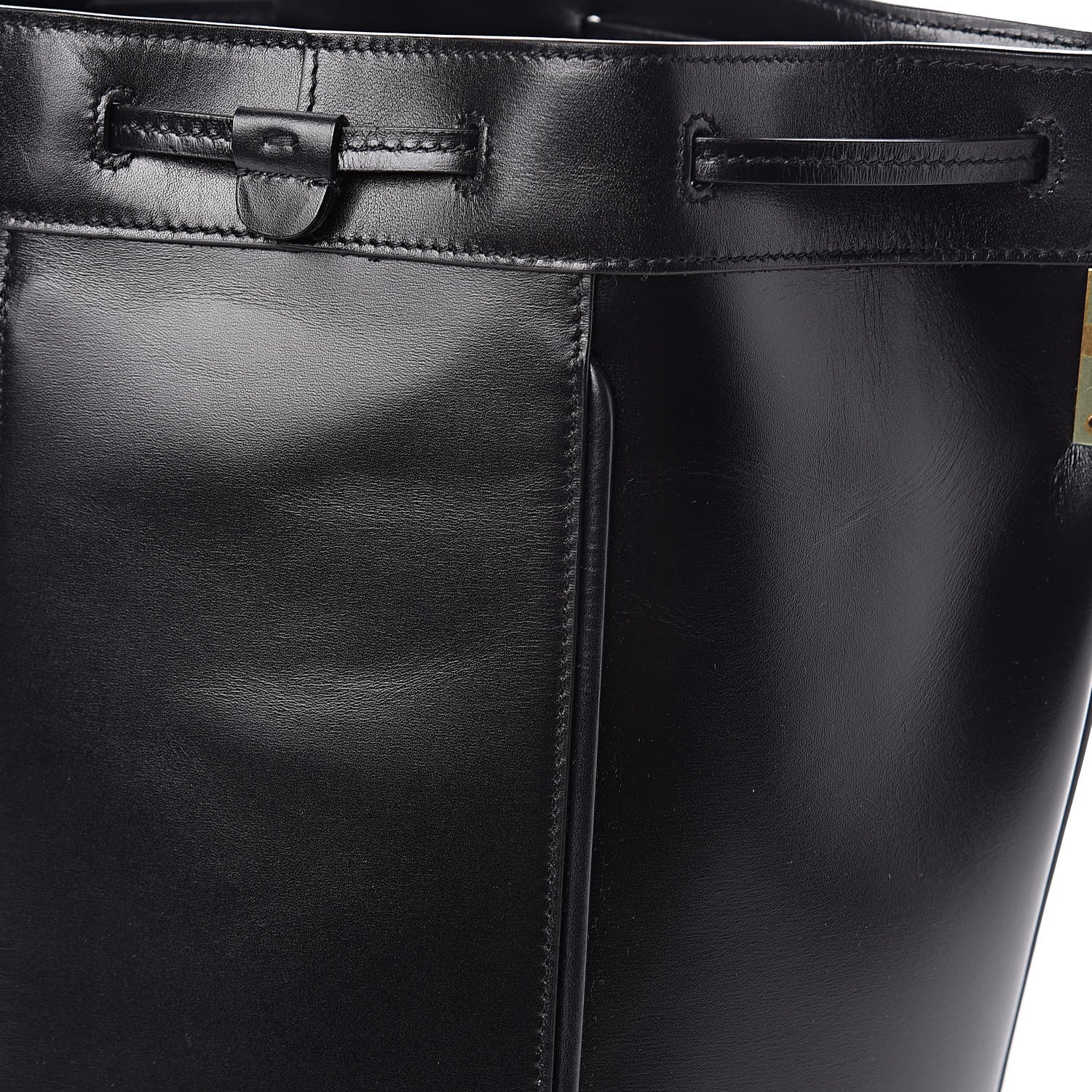 Saint Laurent Smooth Calfskin Medium Talitha Bucket Bag Black 12 of 12