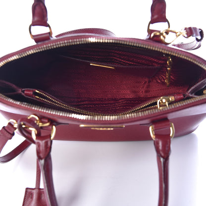 Prada Saffiano Lux Medium Promenade Tote Cherry 7 of 14