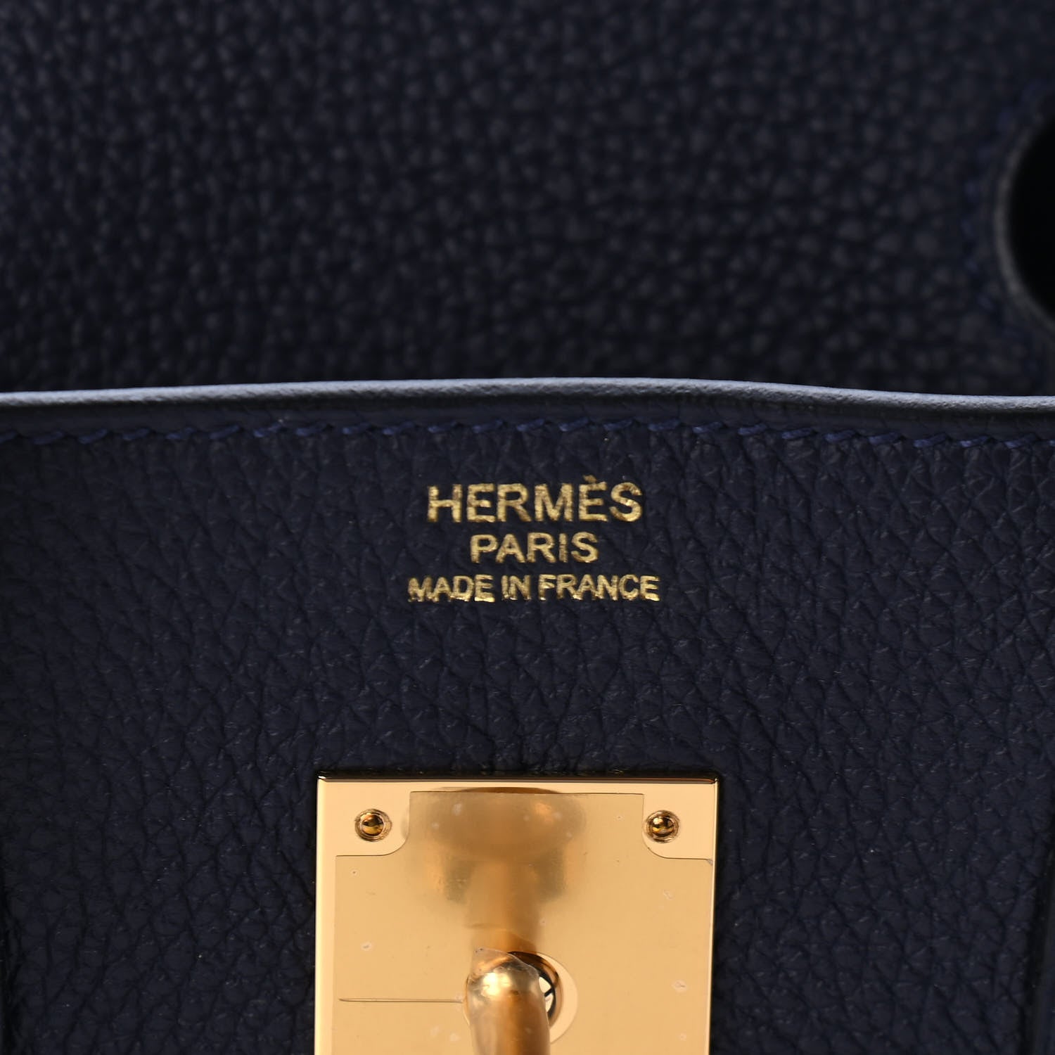 Hermes Togo Birkin 30 Bleu Nuit 5 of 10