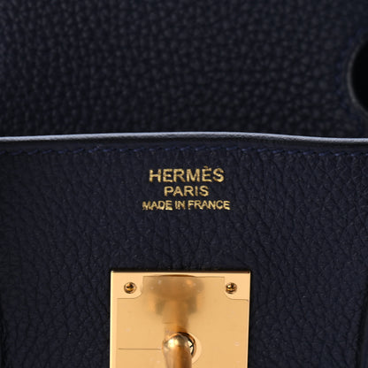 Hermes Togo Birkin 30 Bleu Nuit 5 of 10