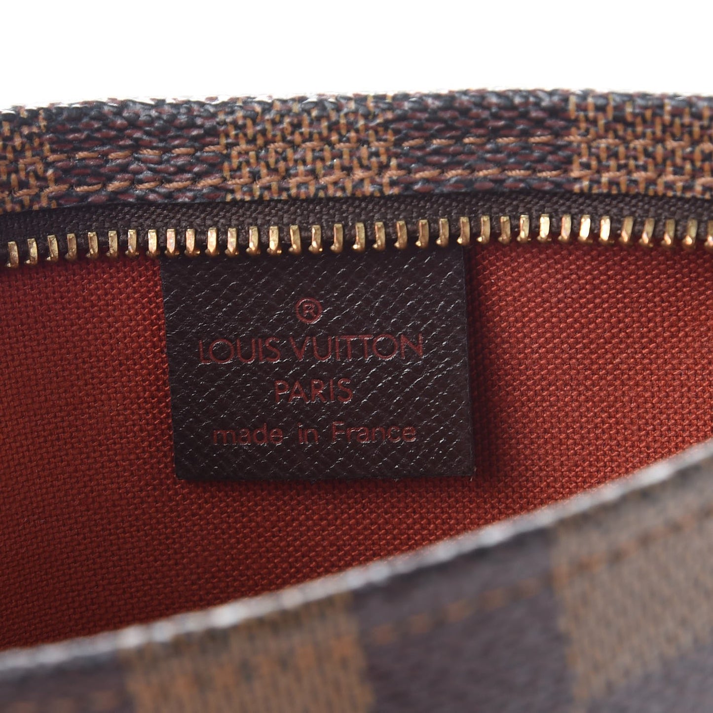 Damier Ebene Trousse Make Up Bag Pochette