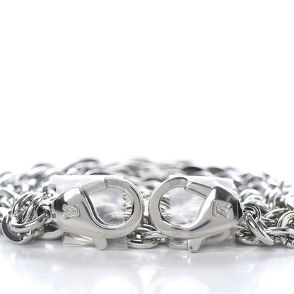 Louis Vuitton Felicie Chain Long Shoulder Strap Silver 3 of 3