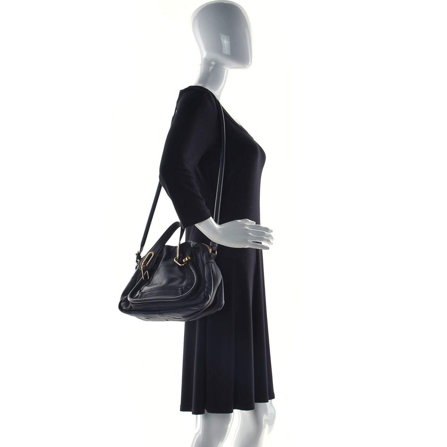 Calfskin Small Paraty Black