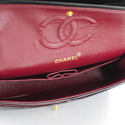 Chanel Lambskin Quilted Medium Double Flap Black 5 of 8