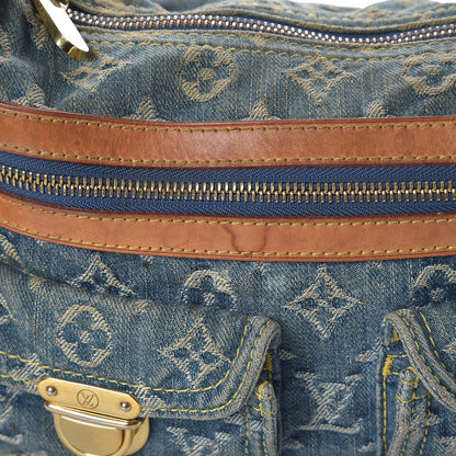 Louis Vuitton Monogram Denim Baggy PM Blue 12 of 22