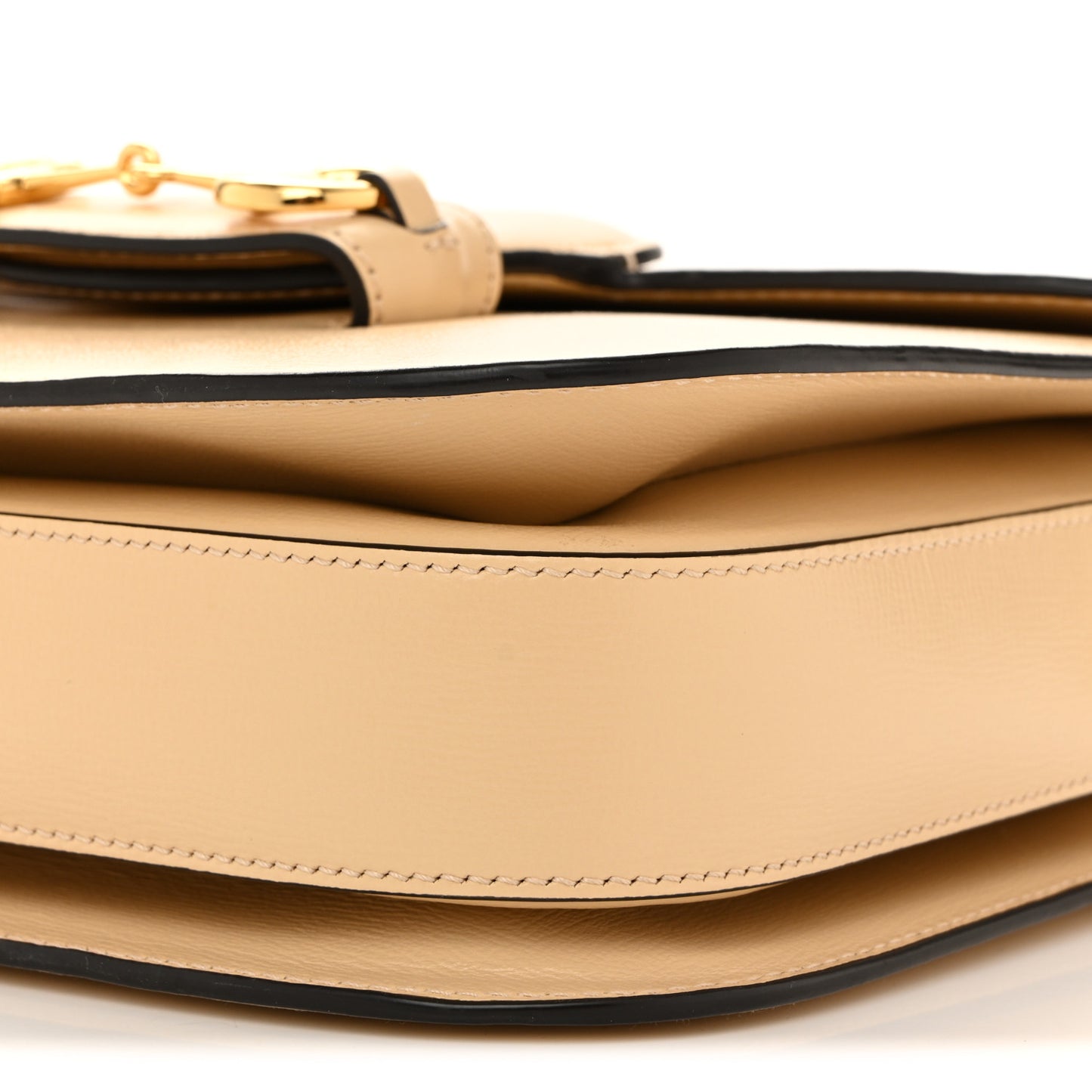 Azalea Calfskin Horsebit 1955 Shoulder Bag Bubble Tea