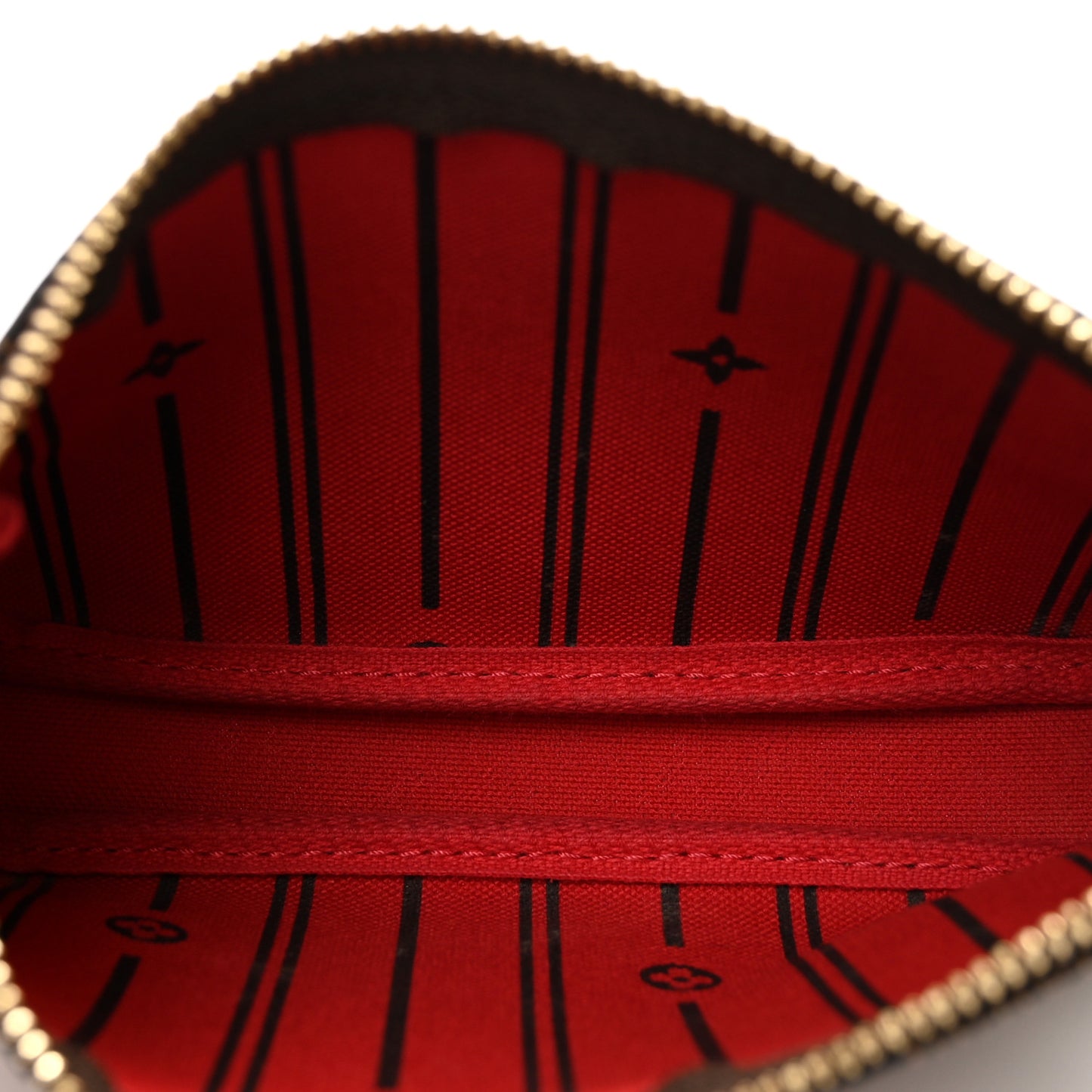 Damier Ebene Complice Trunks and Bags Mini Pochette Accessories Red