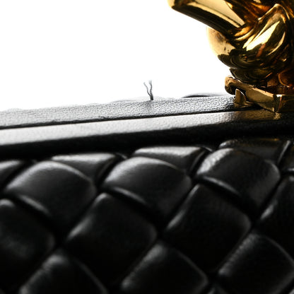 Bottega Veneta Nappa Intrecciato Knot Clutch Black 10 of 10