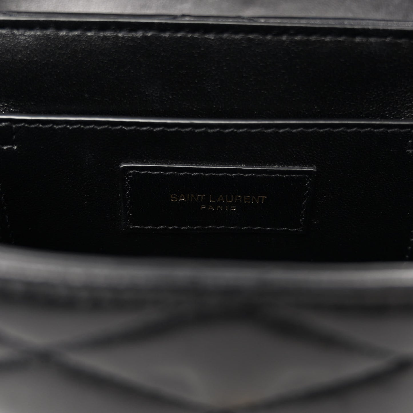 Lambskin Matelasse Monogram June Box Bag Black