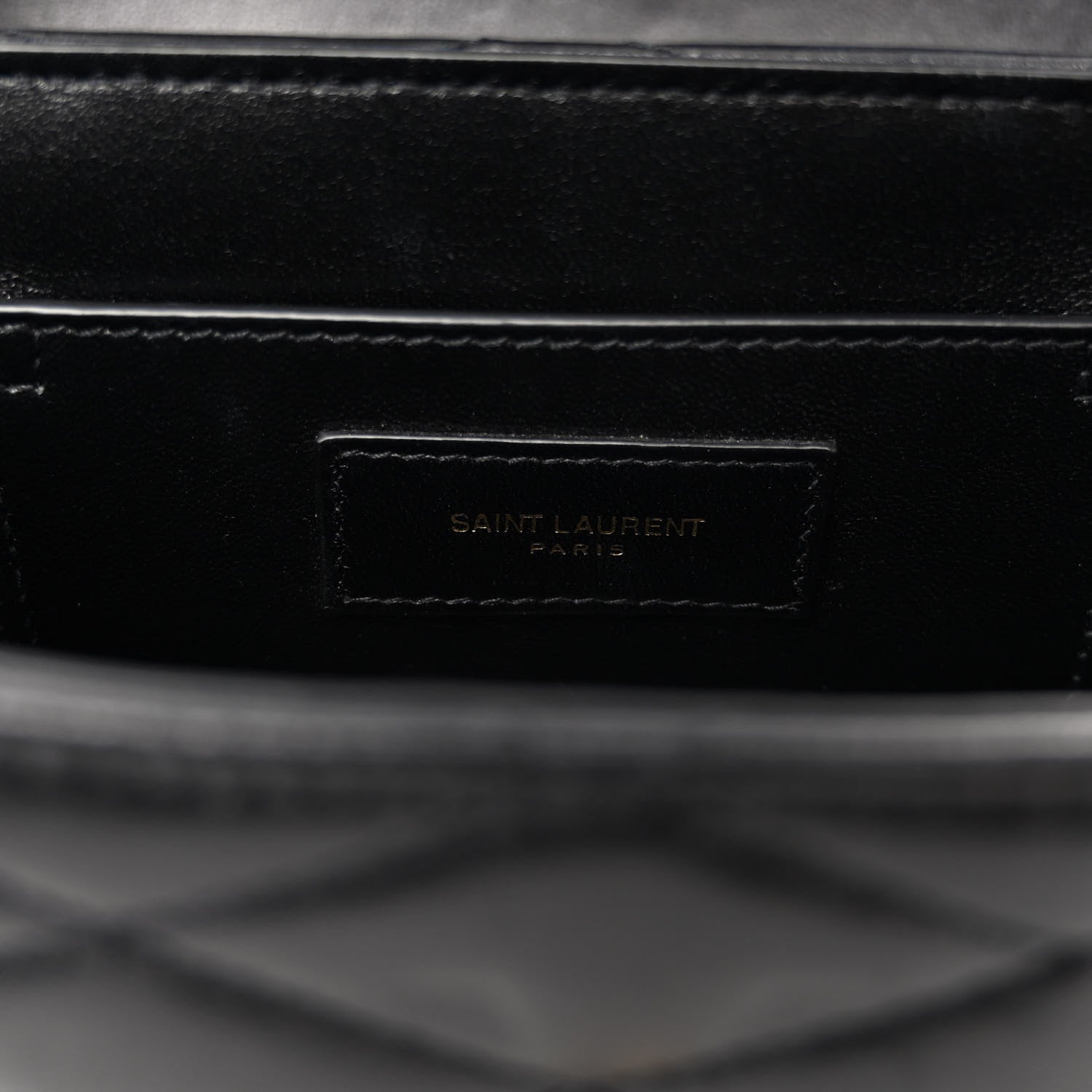 Saint Laurent Lambskin Matelasse Monogram June Box Bag Black 6 of 10