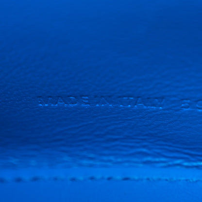 Balenciaga Shiny Box Calfskin Tonal B Hourglass Top Handle Bag XS Screen Blue 7 of 12