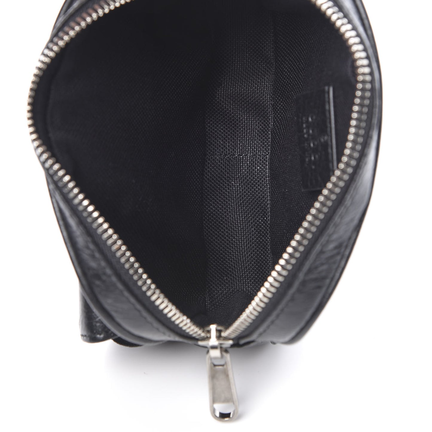 Fluffy Calfskin Mini Morpheus Belt Bag 90 36 Black