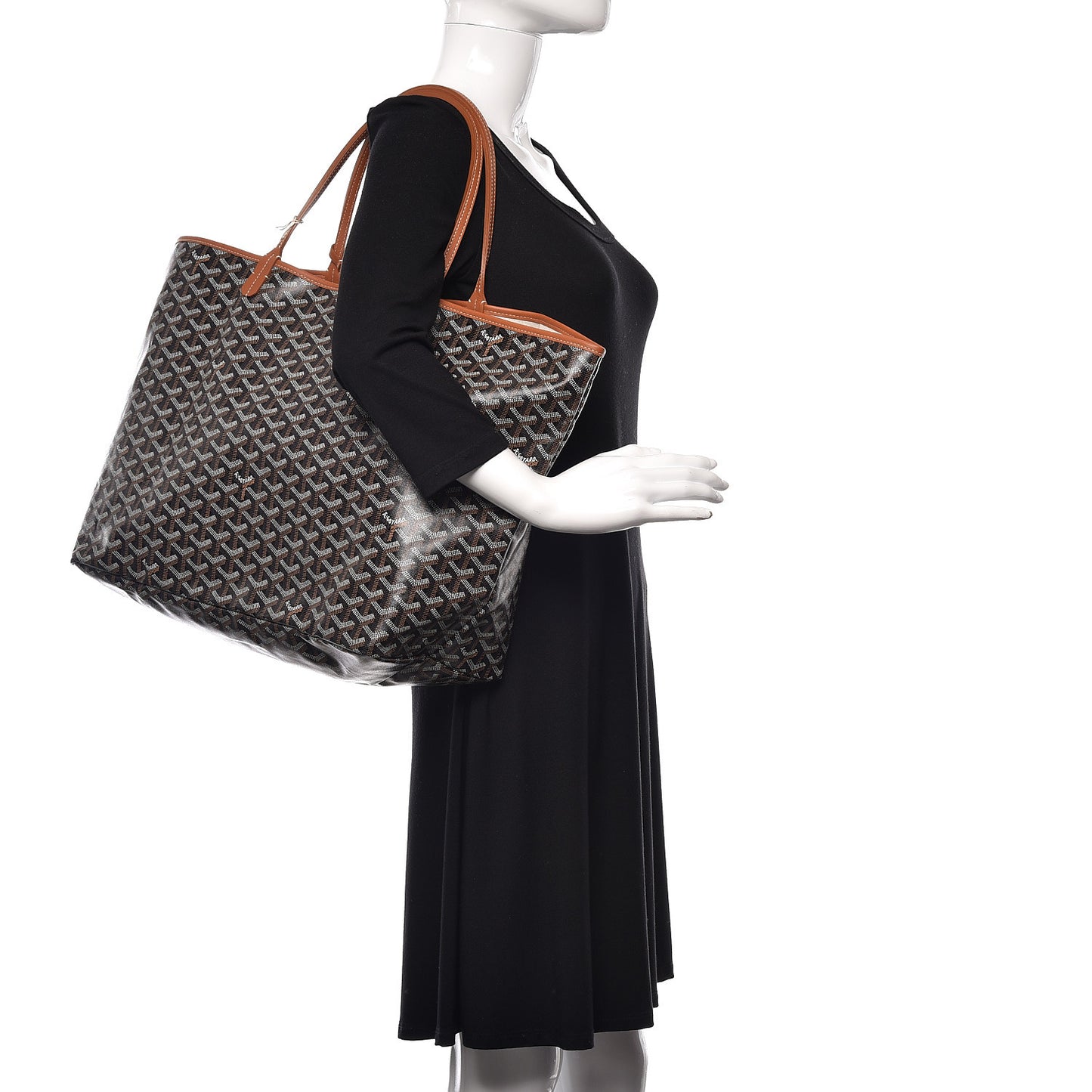 Goyardine Saint Louis GM Black Gold
