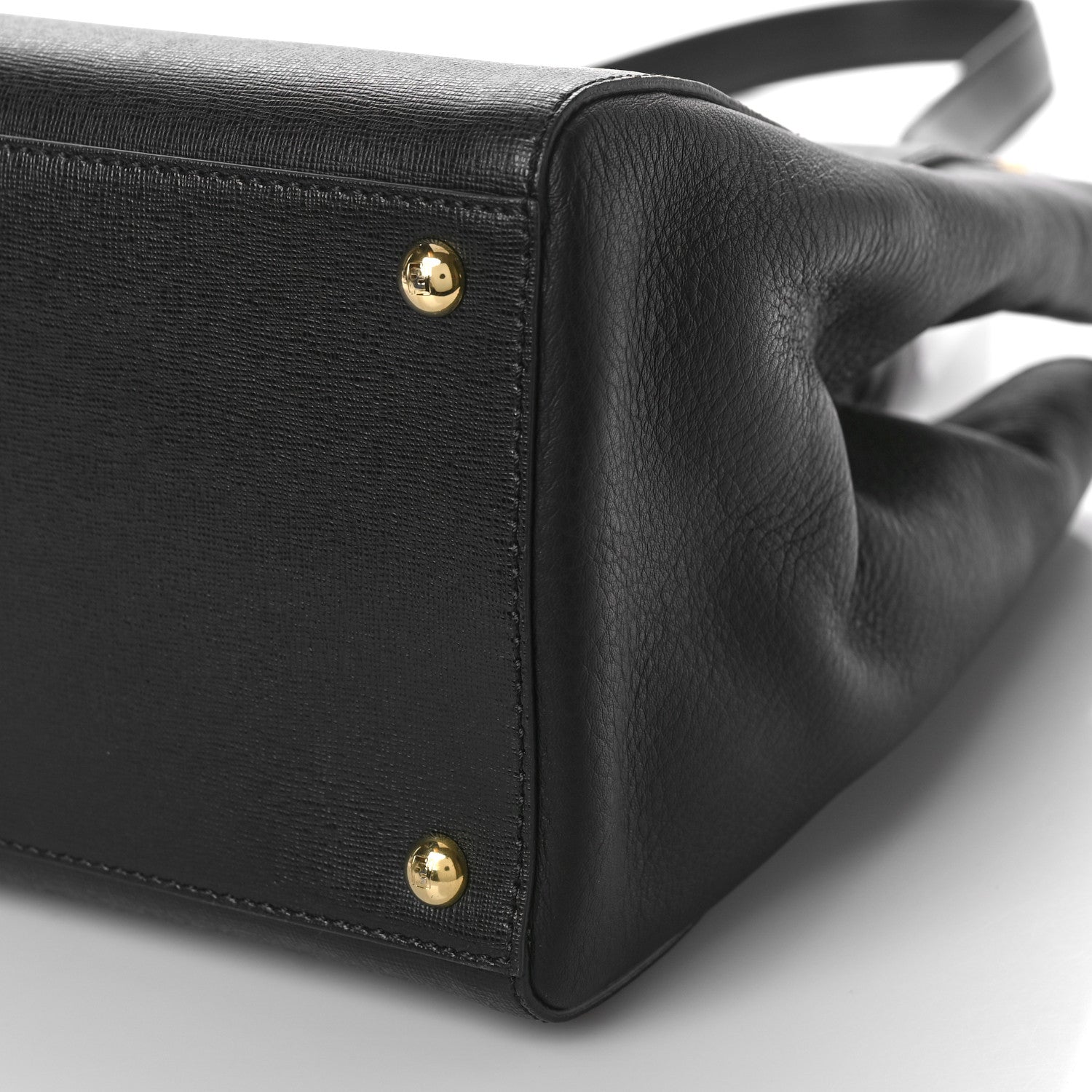 Fendi Vitello Elite Regular 2Jours Tote Black 8 of 8