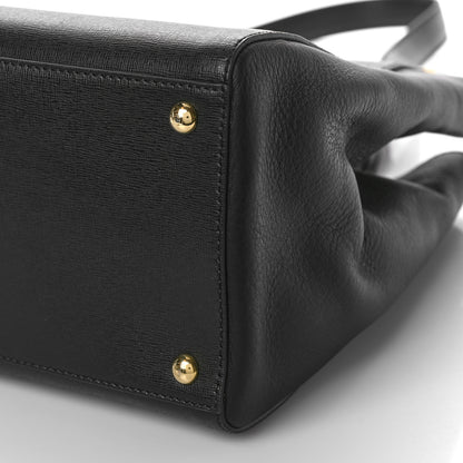 Fendi Vitello Elite Regular 2Jours Tote Black 8 of 8