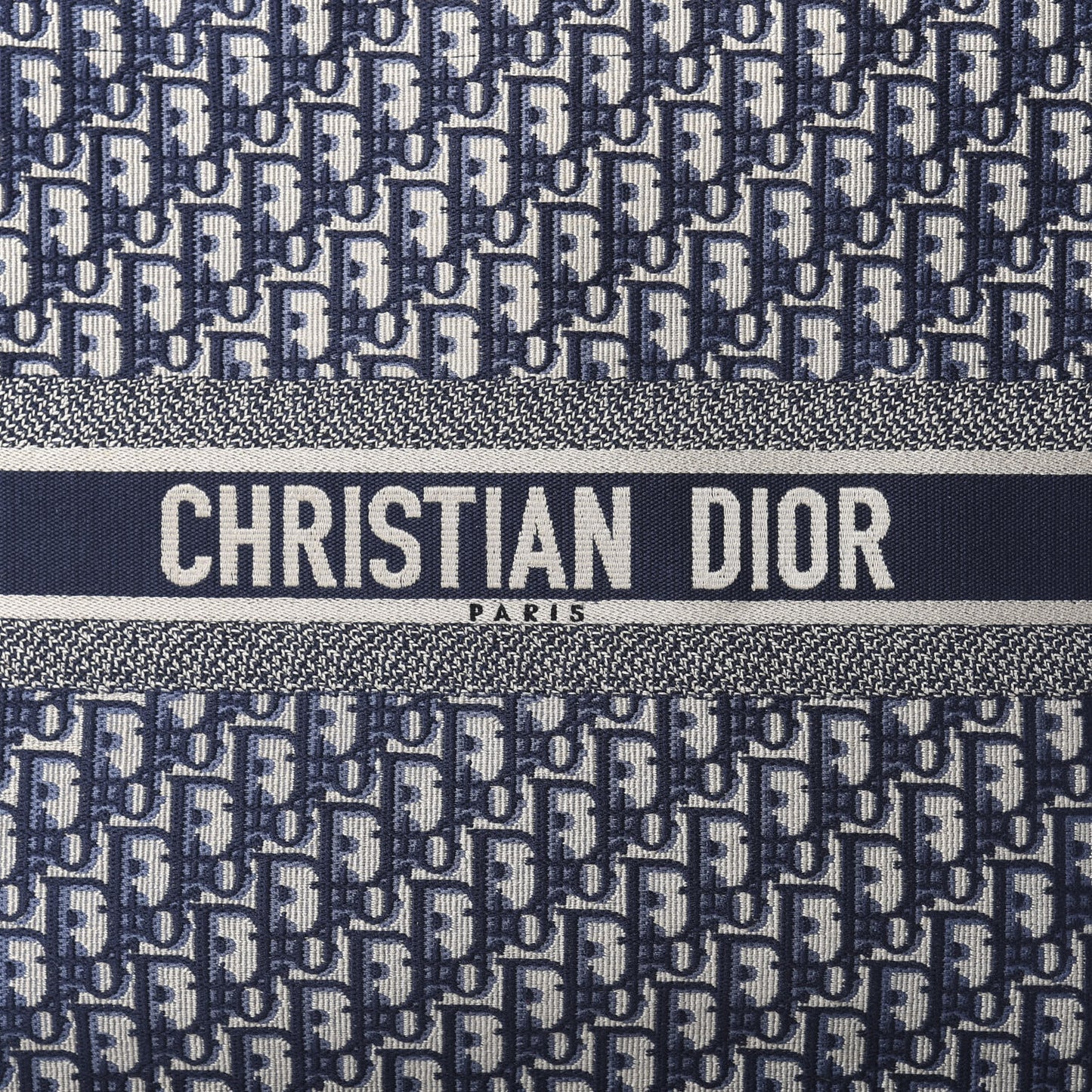 Oblique Book Tote Blue Multicolor