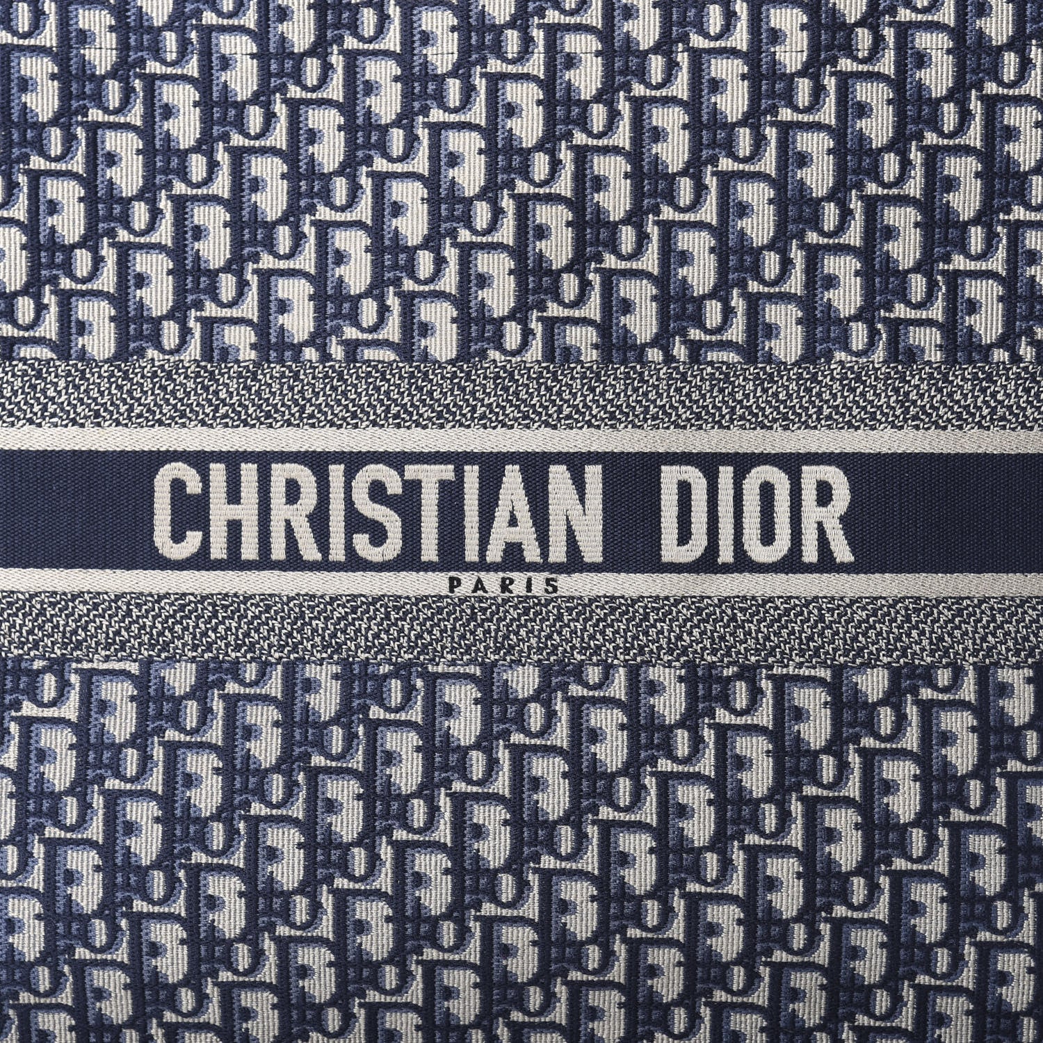 Christian Dior Oblique Book Tote Blue Multicolor 11 of 15