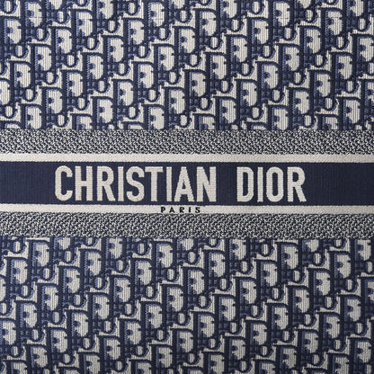 Christian Dior Oblique Book Tote Blue Multicolor 11 of 15