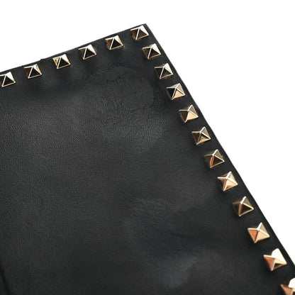 Valentino Garavani Nappa Rockstud Wristlet Clutch Black 8 of 8