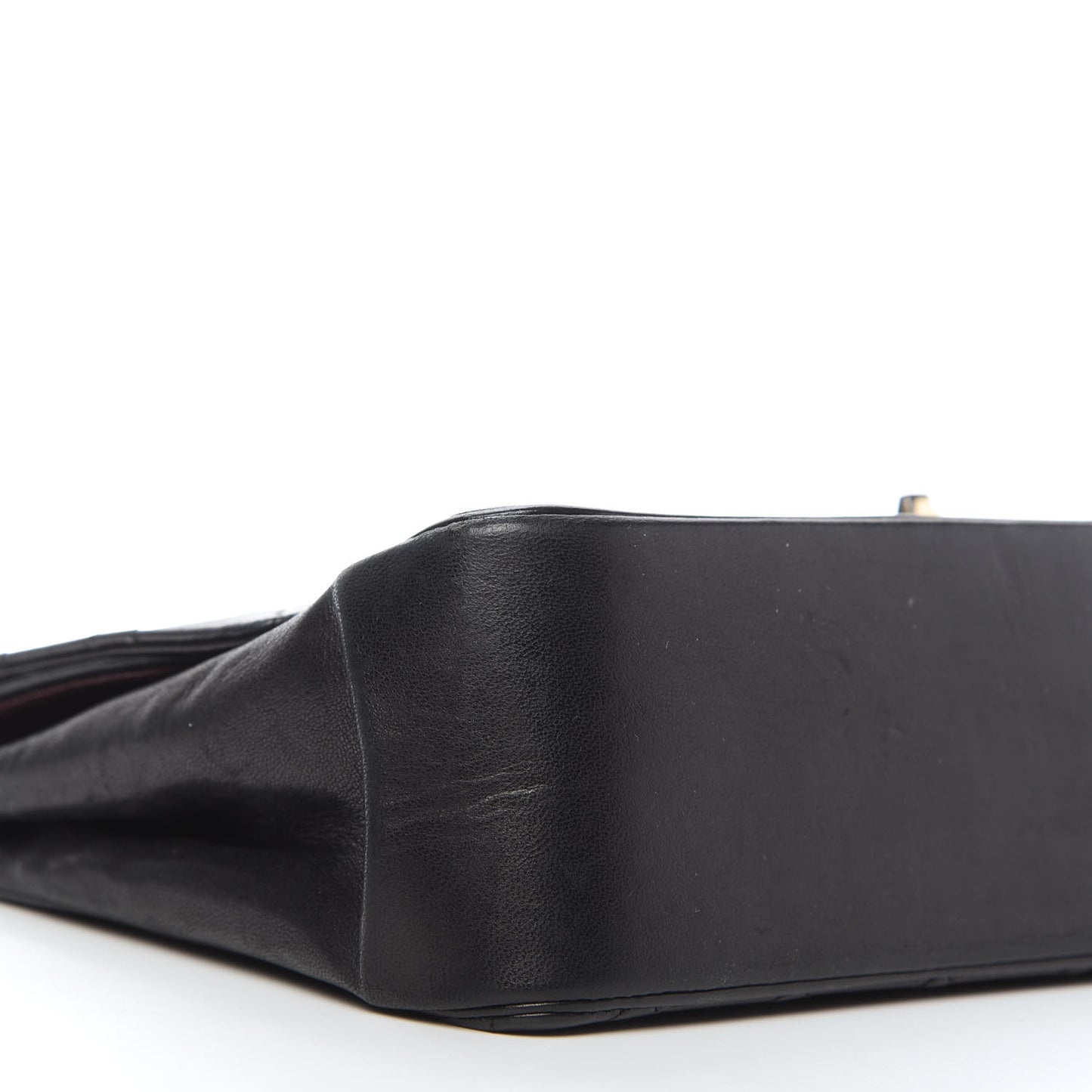 Lambskin Quilted Medium Double Flap Bijoux Chain Black