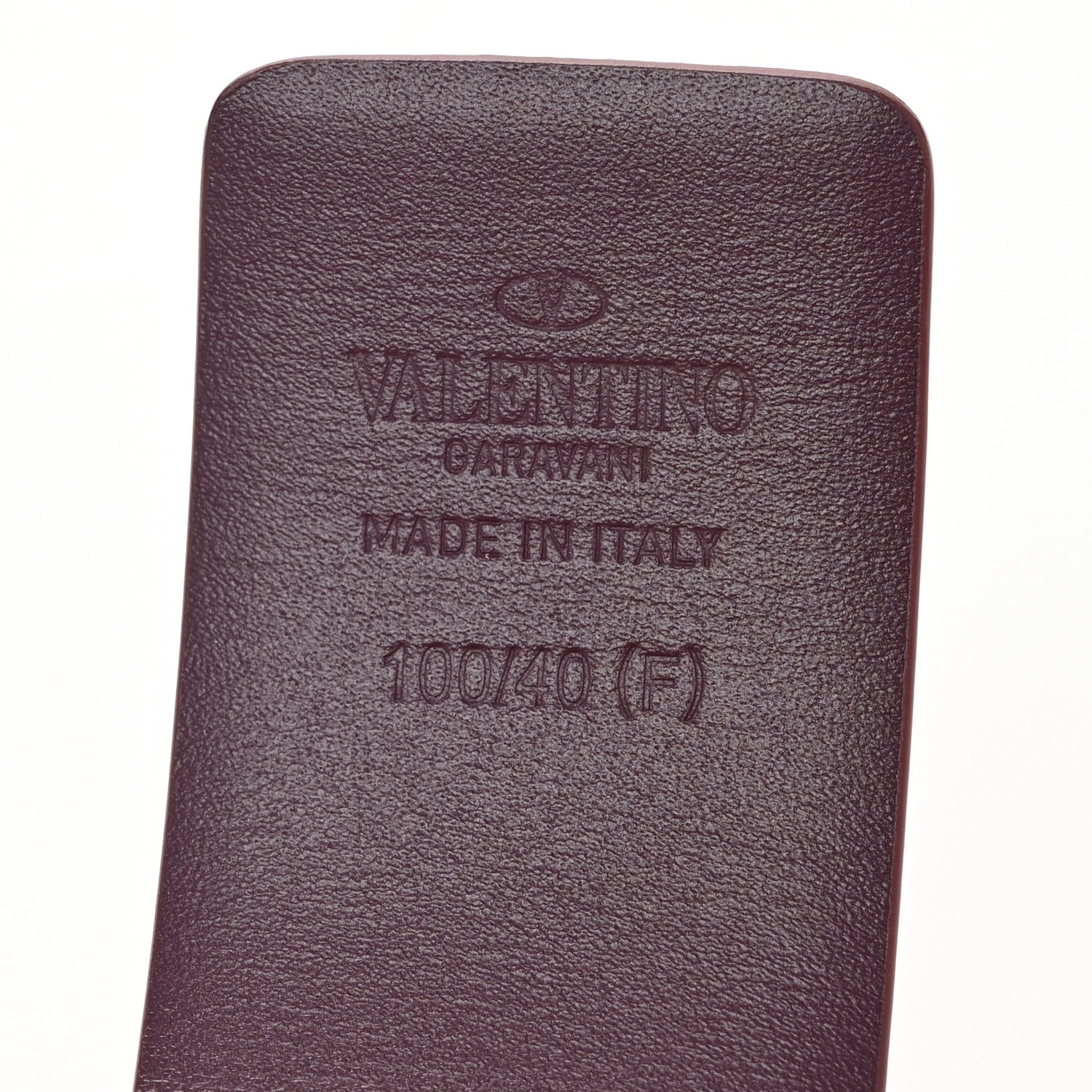 Valentino Garavani Glossy Calfskin VLogo Reversible 30mm Belt 100 40 Feminine Pink Indian Violet 5 of 6