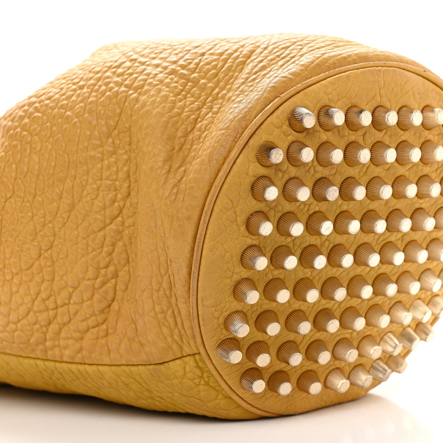 Alexander Wang Pebbled Lambskin Diego Bucket Bag Yellow 5 of 13