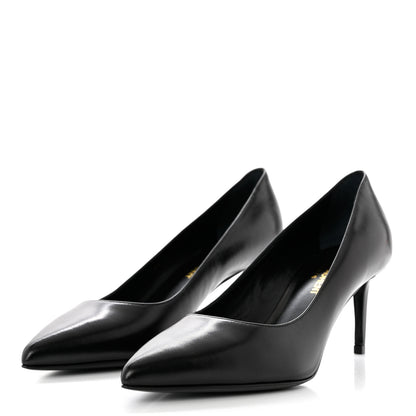 Saint Laurent Calfskin Anja 85 Pumps 36.5 Black 3 of 9