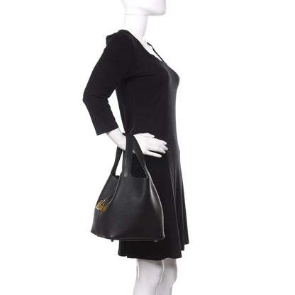 Hermes Taurillon Clemence Picotin Lock 22 MM Black 2 of 10