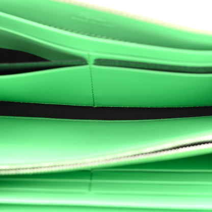 Fendi Vitello King Cruise FF Diamonds Continental Envelope Wallet On Chain Latte Edamame 5 of 11