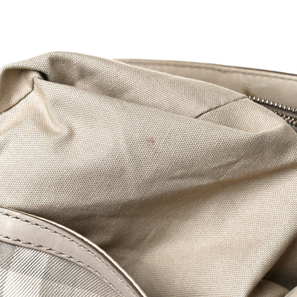 Burberry Canvas House Check Parsons Satchel Light Beige 12 of 18