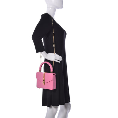 Gucci Plexiglass Mini Sylvie 1969 Top Handle Bag Pink 2 of 16