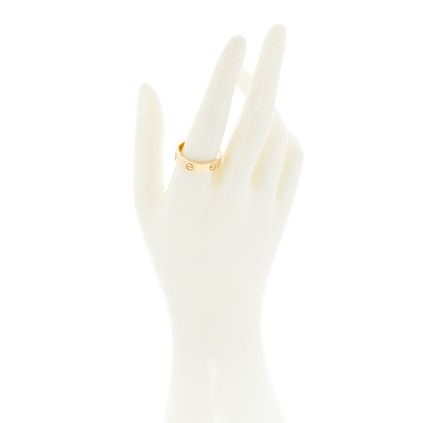 18K Yellow Gold 5.5mm LOVE Ring 64 10.75