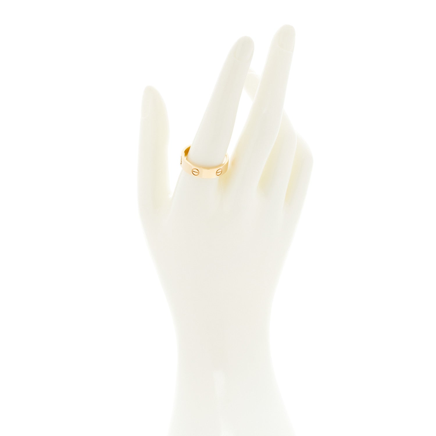 Cartier 18K Yellow Gold 5.5mm LOVE Ring 64 10.75 2 of 5