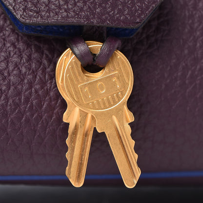 Hermes Togo Horseshoe Birkin 35 Raisin Bleu Electrique 26 of 30