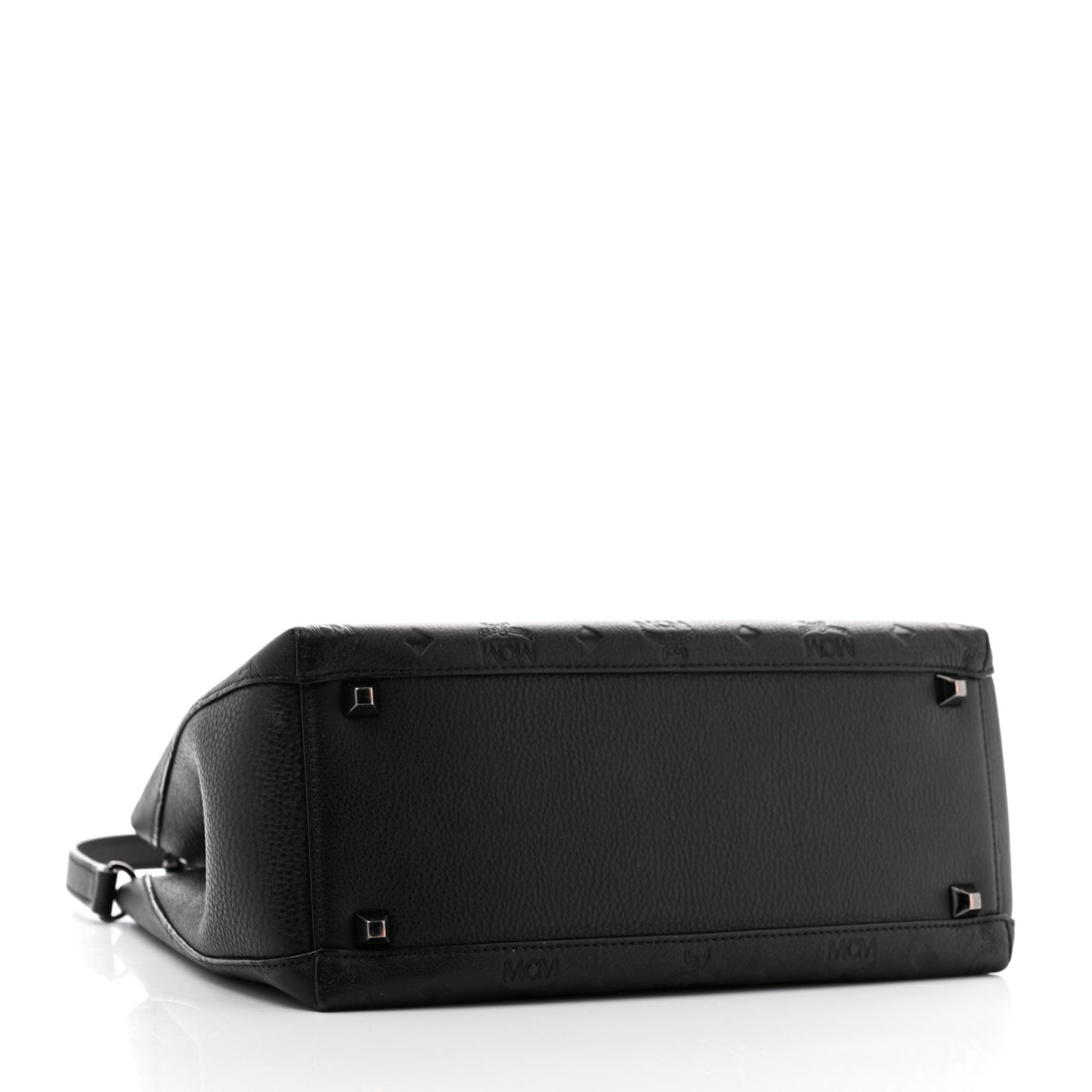 Calfskin Ottomar Monogram Sarah Convertible Hobo Black