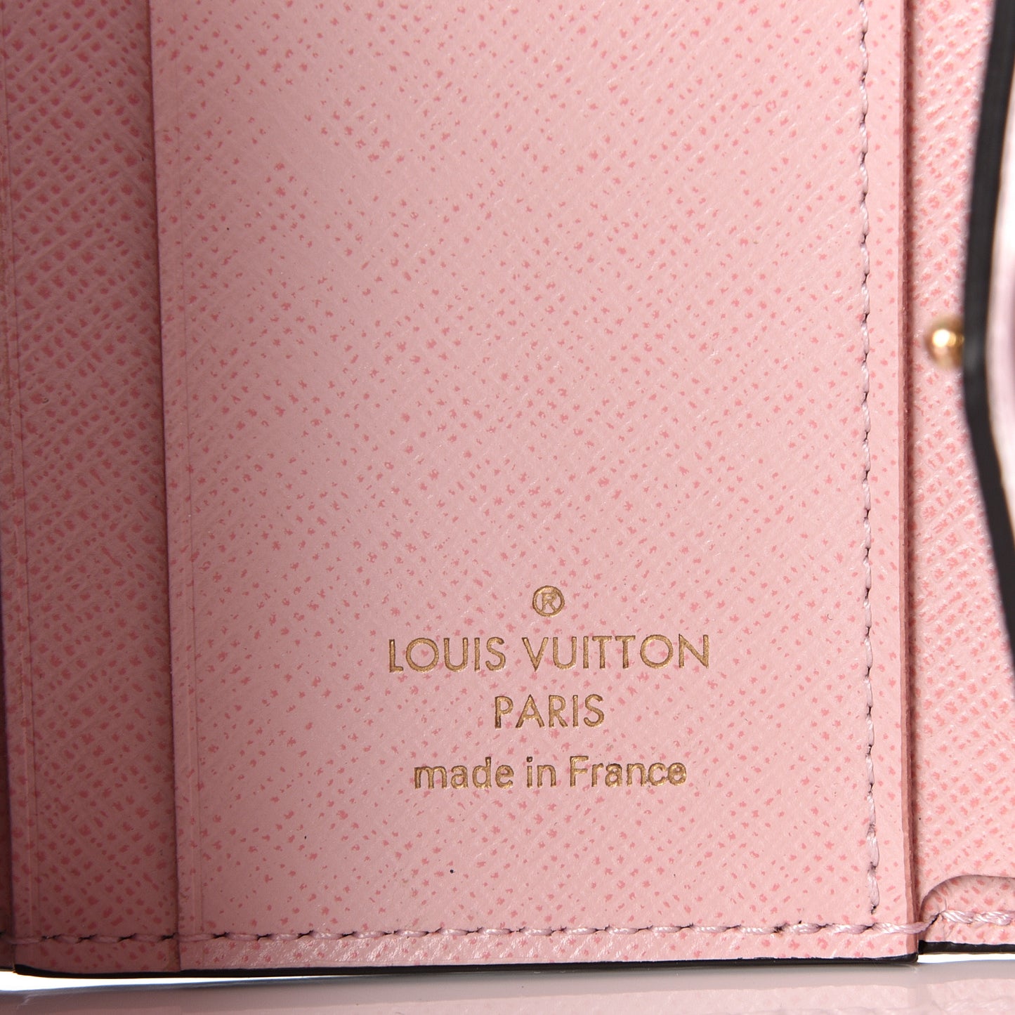 Monogram Zoe Wallet Rose Ballerine