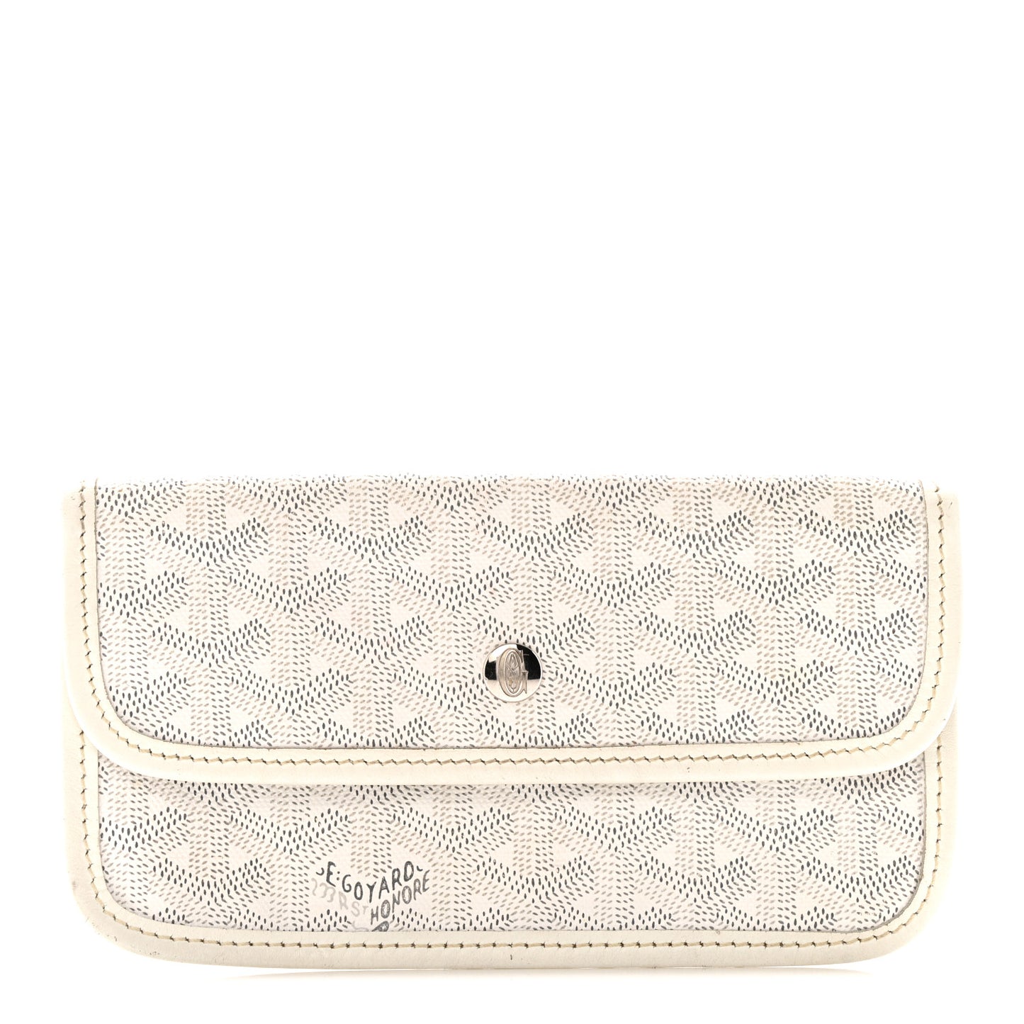 Goyardine Pouch White