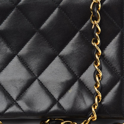 Chanel Lambskin Quilted Small Single Flap Black 12 of 14