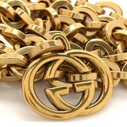 Gucci Chain GG Belt Aged Gold 8 of 8