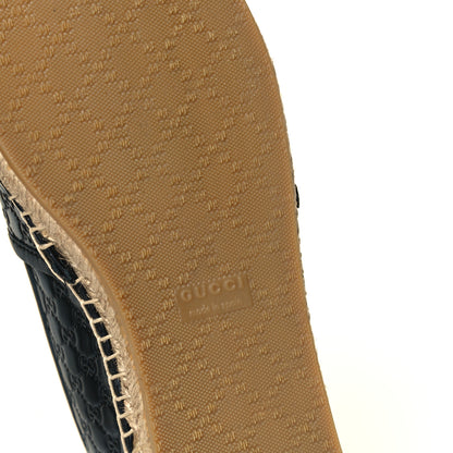 Gucci Microguccissima Signature Espadrilles 38 Black 8 of 9
