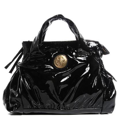 Gucci Patent Medium Hysteria Top Handle Bag Black 1 of 7