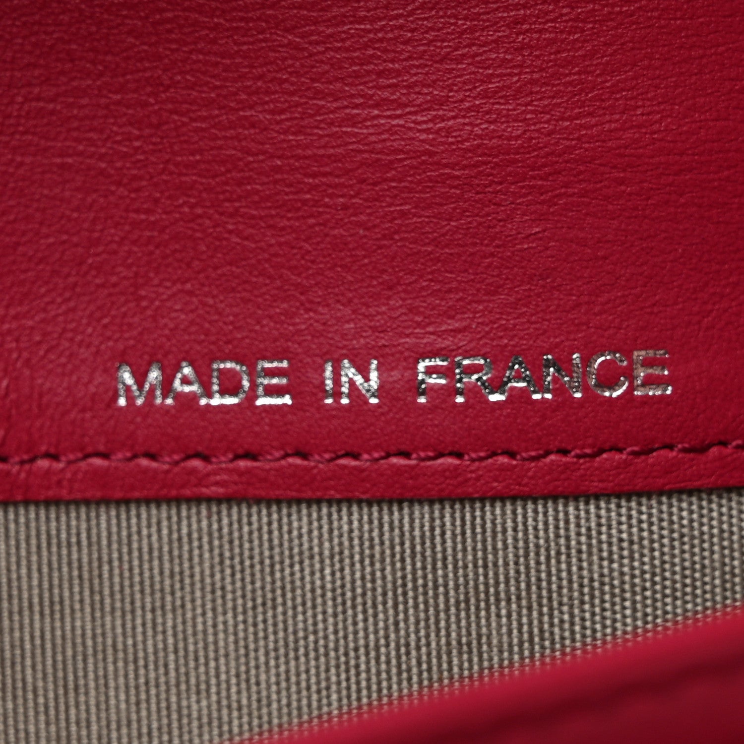 Chanel Caviar Sevruga Yen Wallet Red 7 of 13