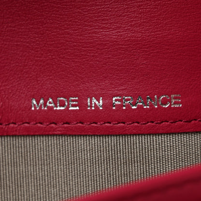 Chanel Caviar Sevruga Yen Wallet Red 7 of 13