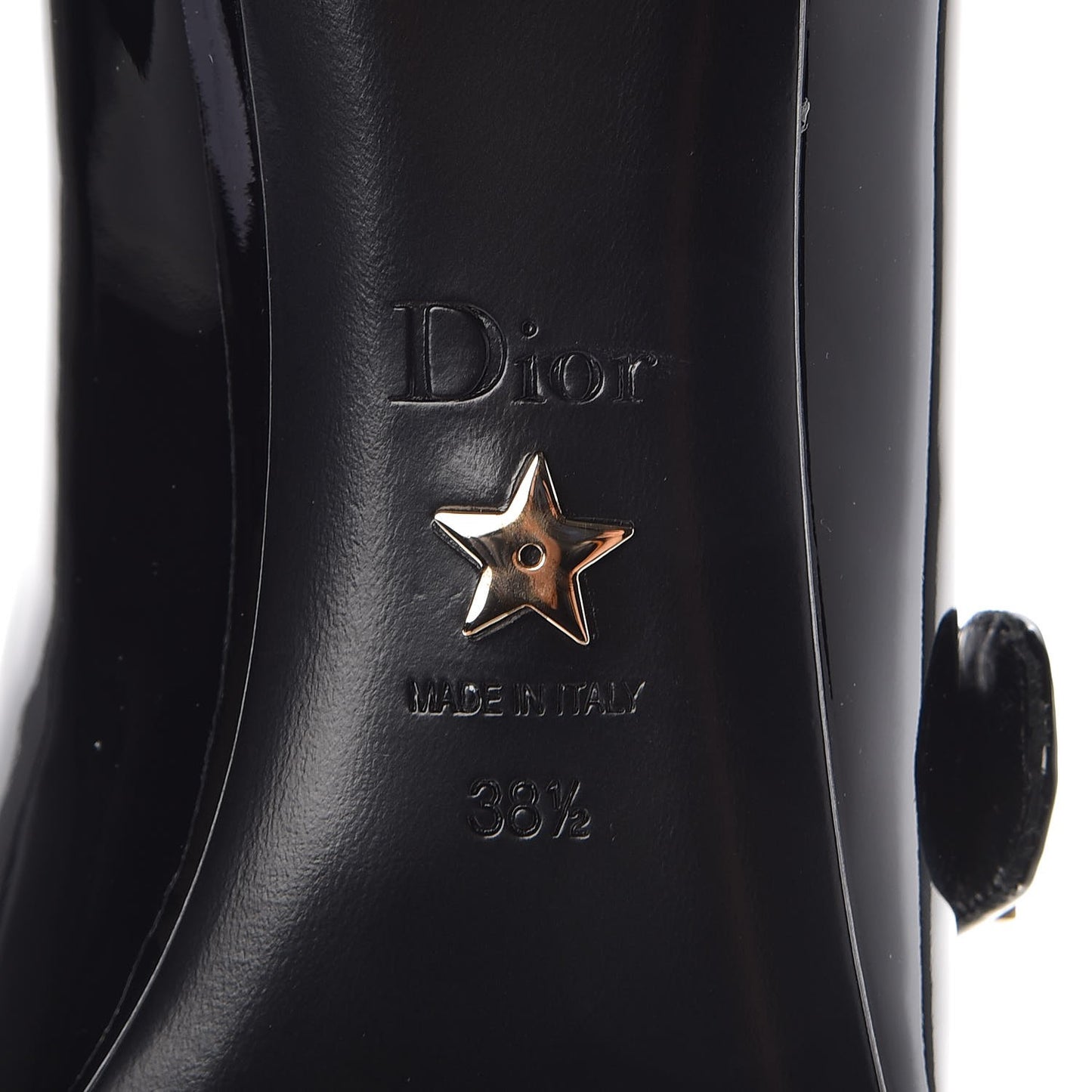 Patent Baby-D Ballet Pumps 38.5 Black