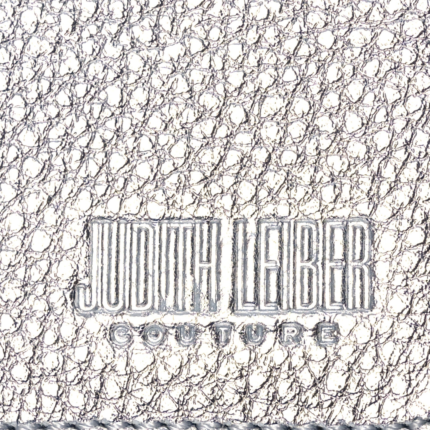 Crystal Traveler Passport Holder Silver