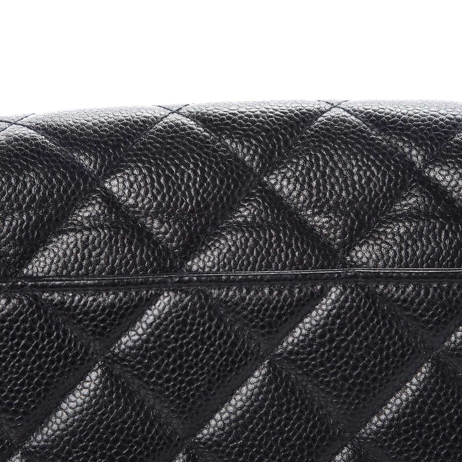 Chanel Caviar Quilted Medium Single Flap Black 10 of 12