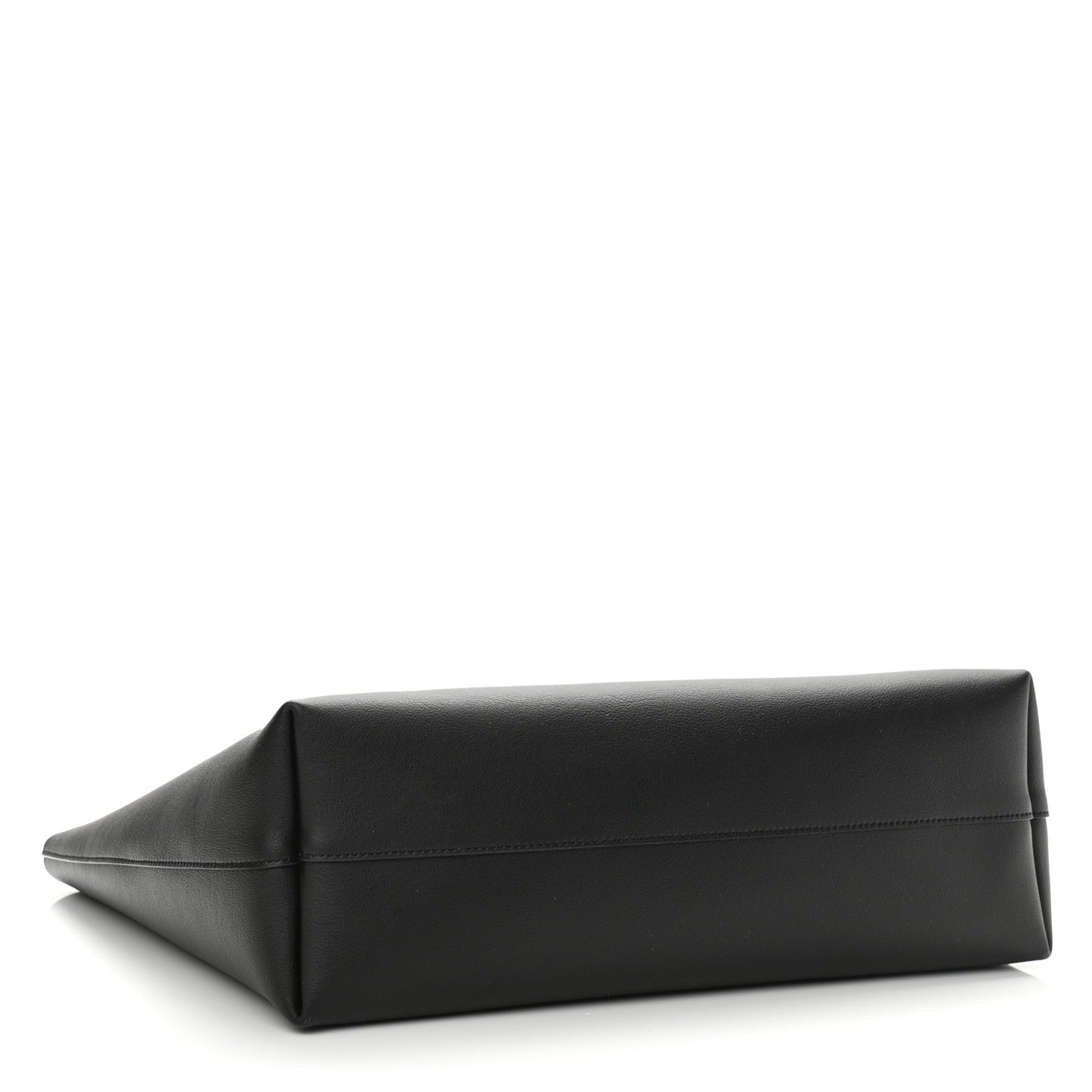 Calfskin Large Shopping Tote Black