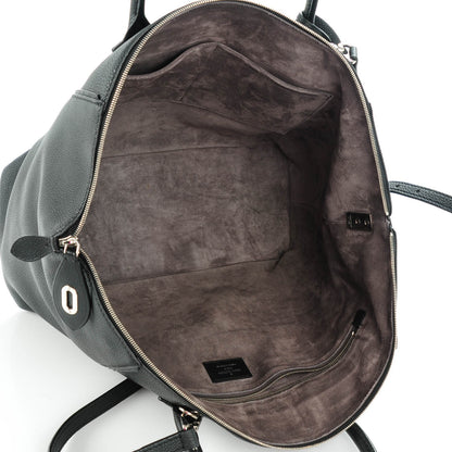 Louis Vuitton Veau Cachemire Soft Lockit MM Black 5 of 7