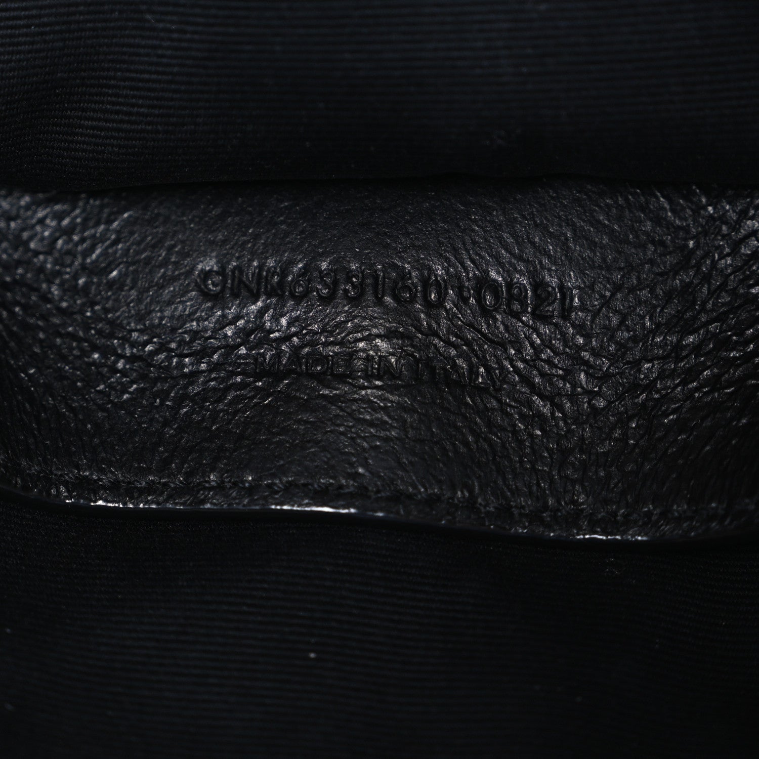Saint Laurent Crinkled Calfskin Matelasse Monogram Baby Niki Chain Satchel Natural Tan 7 of 12